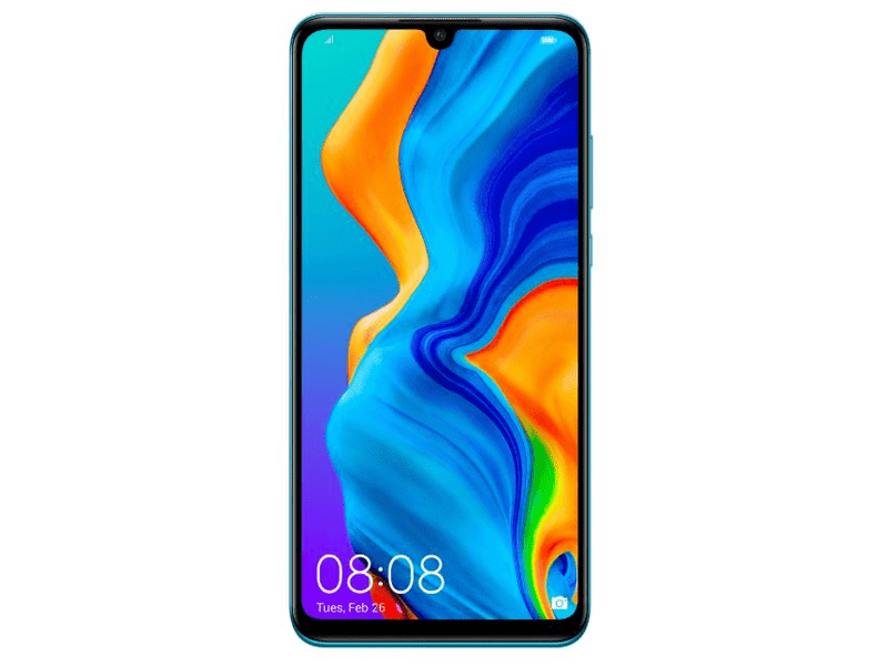 Huawei P30 Lite Dual SIM 64 GB Kártyafüggetlen Mobiltelefon, Kék