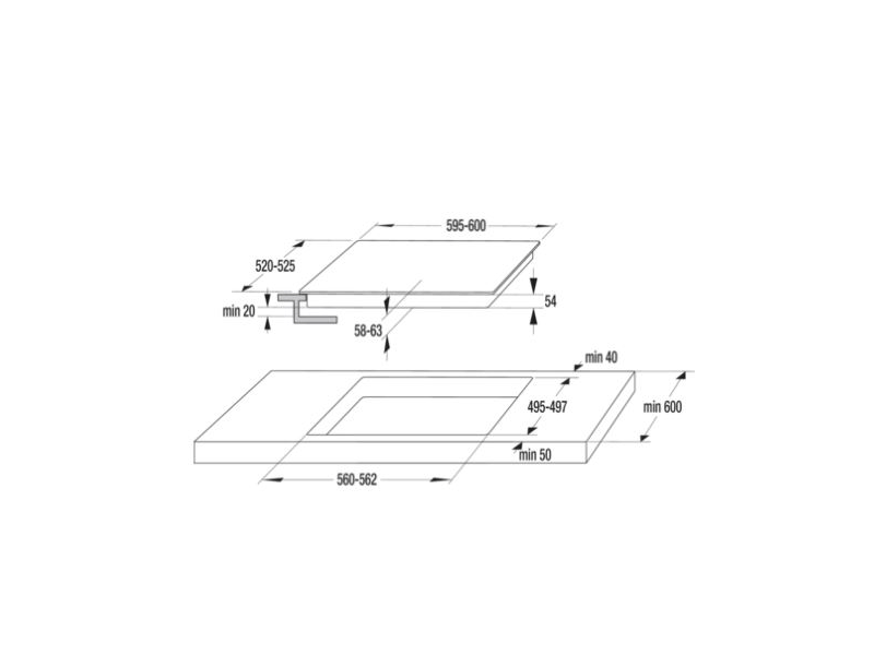 Gorenje IT40SC Beépíthető indukciós főzőlap
