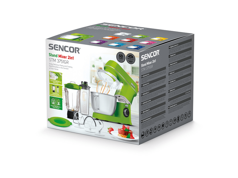 Sencor STM 3751GR Konyhai robotgép, Zöld