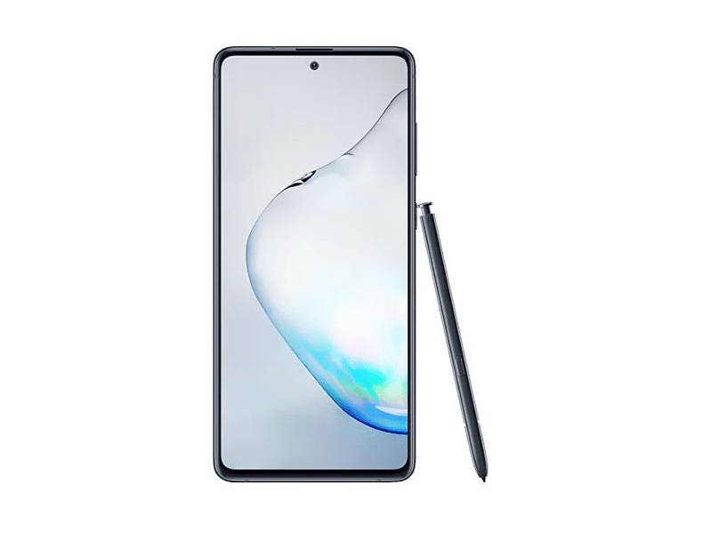 Samsung Galaxy Note10 Lite Kártyafüggetlen Okostelefon, Fénylő fekete