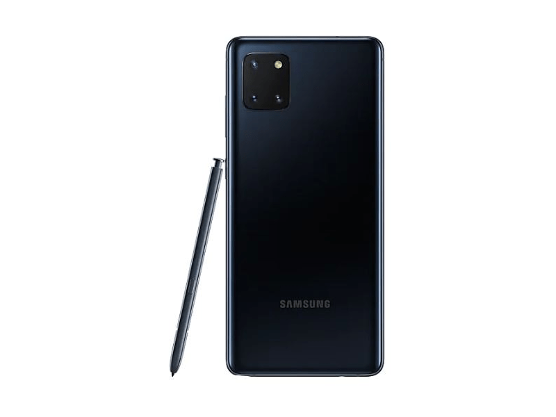 Samsung Galaxy Note10 Lite Kártyafüggetlen Okostelefon, Fénylő fekete