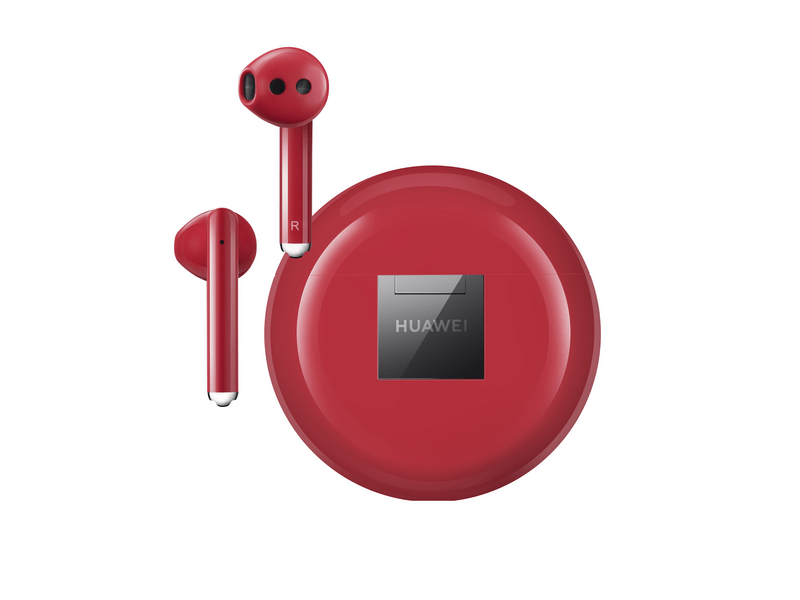 Huawei FreeBuds 3 vezeték nélküli fülhallgató, Piros