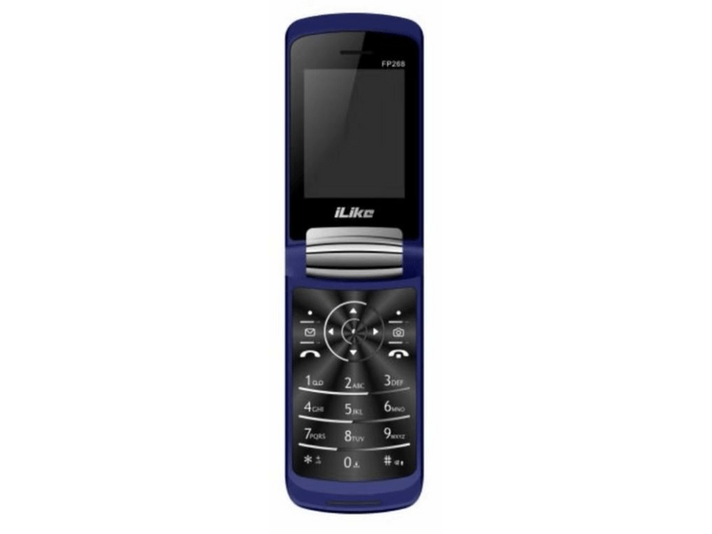 ILIKE FP-268B Dual SIM Kártyafüggetlen Mobiltelefon, Kék