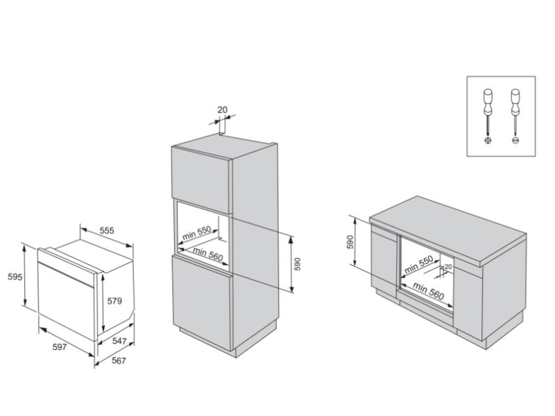 Gorenje BO735E11W Beépíthető sütő, Fehér