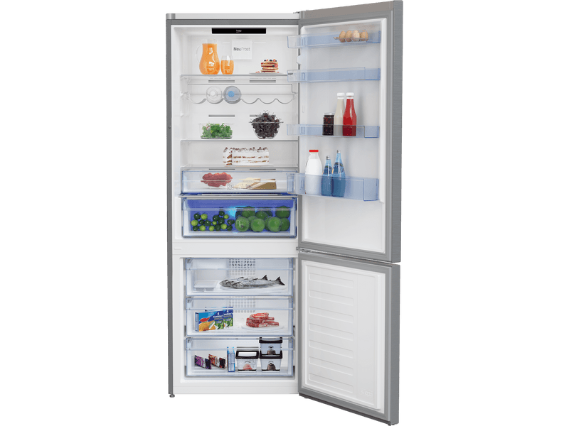 BEKO RCNE560E30ZXB Alulfagyasztós kombinált hűtőszekrény