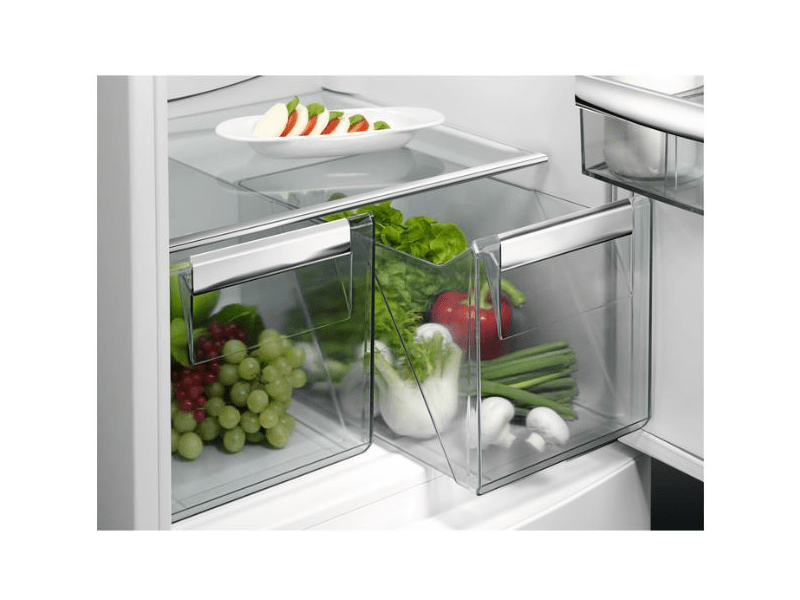 AEG SCE81826TS Beépíthető kombinált hűtőszekrény, NoFrost, 178 cm, A++