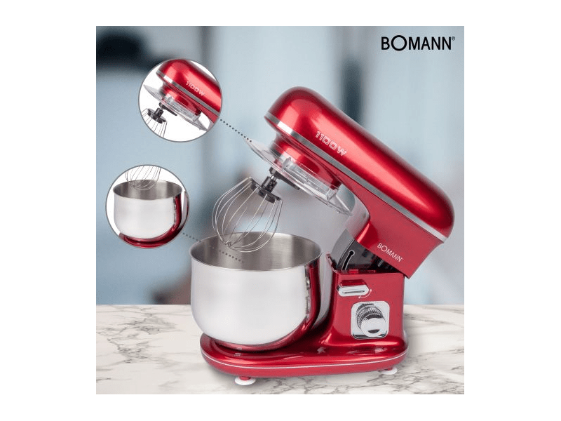 Bomann KM6010CBRED Konyhai robotgép, Piros
