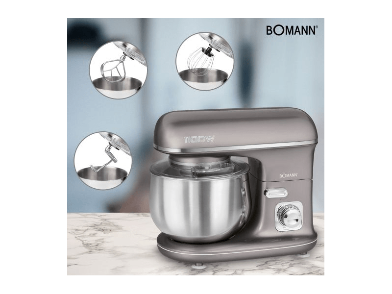 Bomann KM6010CBTITAN Konyhai robotgép, Ezüst