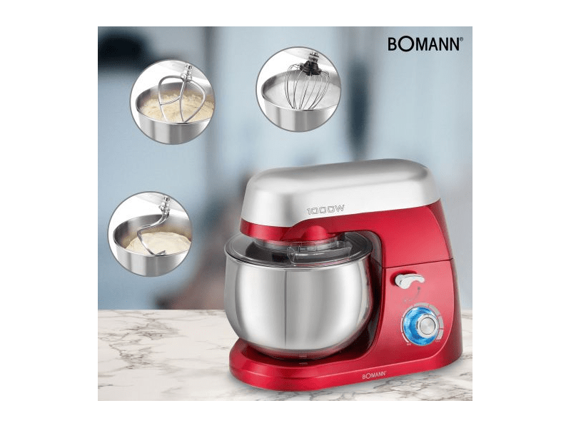 Bomann KM6009CBRED Konyhai robotgép, Piros