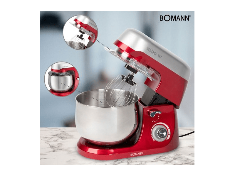 Bomann KM6009CBRED Konyhai robotgép, Piros