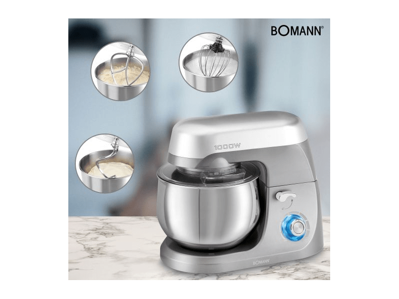 Bomann KM 6009 CB TITAN Konyhai robotgép, Ezüst