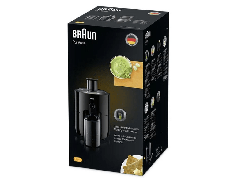 Braun SJ 3100 BK PurEase gyümölcscentrifuga, Fekete