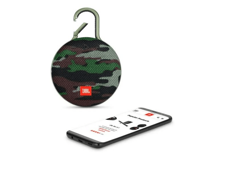 JBL CLIP3 SQUAD Bluetooth hangszóró fekete