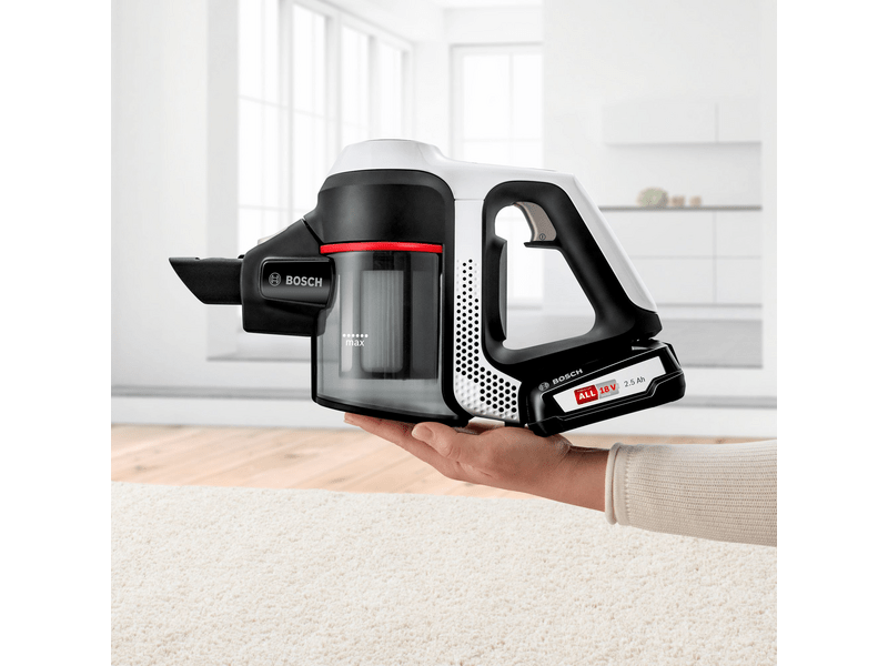 Bosch BCS61BAT2 Serie 6 Akkumulátoros porszívó Unlimited Fehér