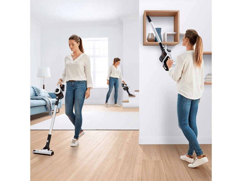 Bosch BCS61BAT2 Serie 6 Akkumulátoros porszívó Unlimited Fehér