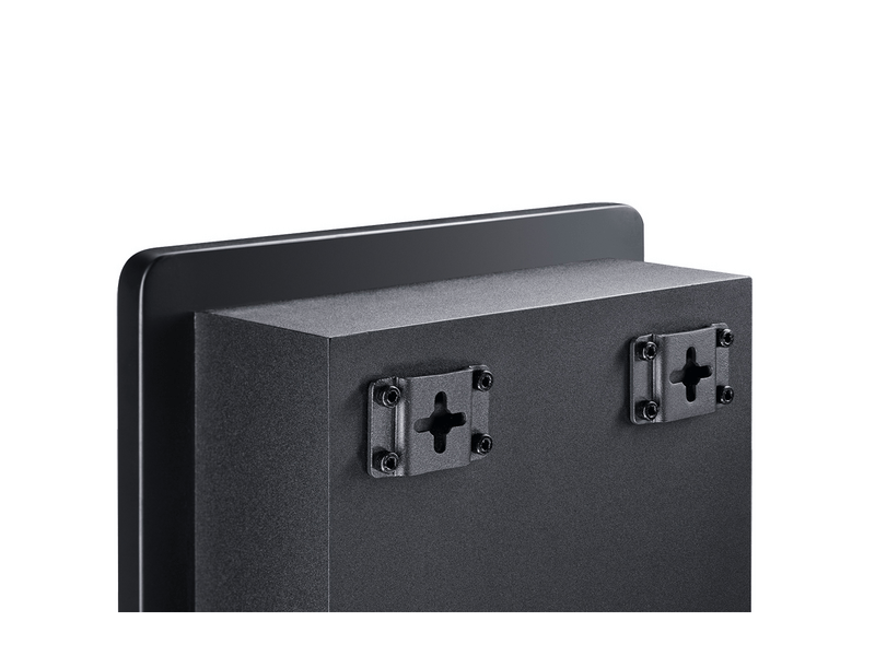 HECO AMB SUB 88F-B Ultralapos, kompakt, Bass-reflex aktív mélysugárzó, Fekete