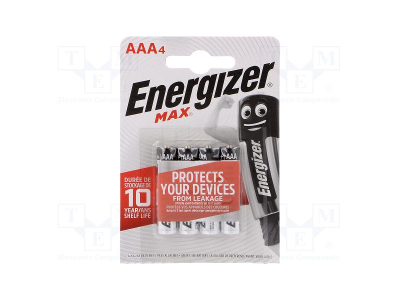 Energizer Max AAA LR03 Elem, 4 db