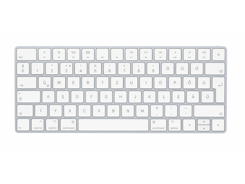 Apple Magyar magic keyboard (MLA22MG/A), Fehér