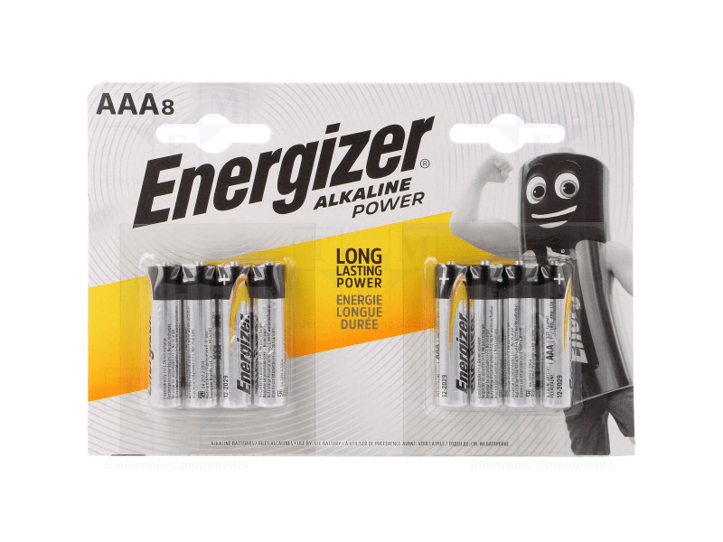 Energizer AAA R03 Elem, 8 db