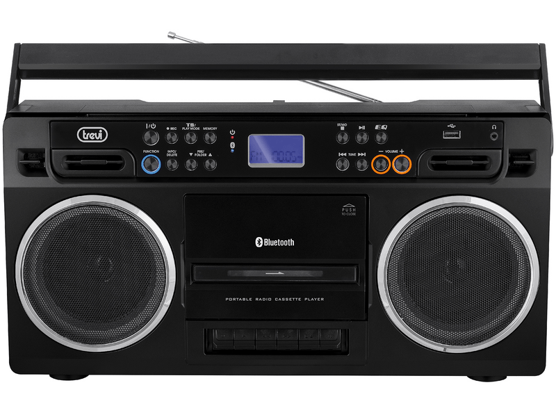 Trevi RR504 Kazettás rádió és archiváló fekete