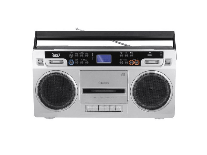 Trevi RR504 Kazettás rádió és archiváló ezüst
