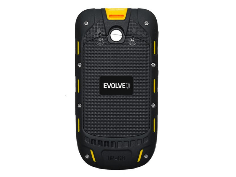 Evolveo StrongPhone F5 Dual SIM Kártyafüggetlen telefon, Fekete-sárga