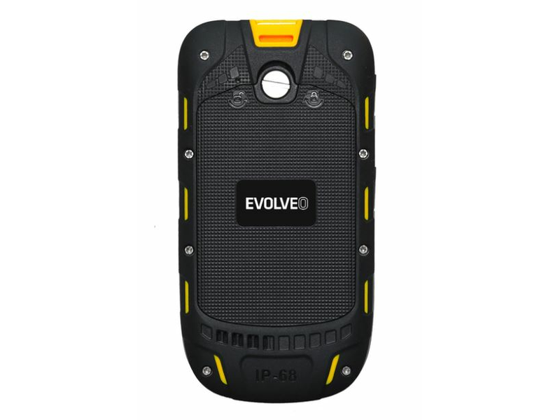 Evolveo StrongPhone F5 Dual SIM Kártyafüggetlen telefon, Fekete-sárga
