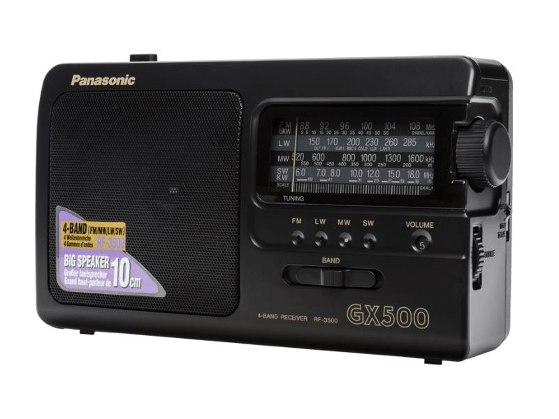 Panasonic RF-3500E9-K Hordozható rádió, Fekete
