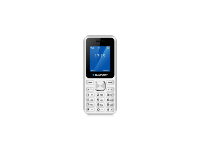 Blaupunkt FS 04 Mobiltelefon, Fehér + Telenor SIM kártyás csomag