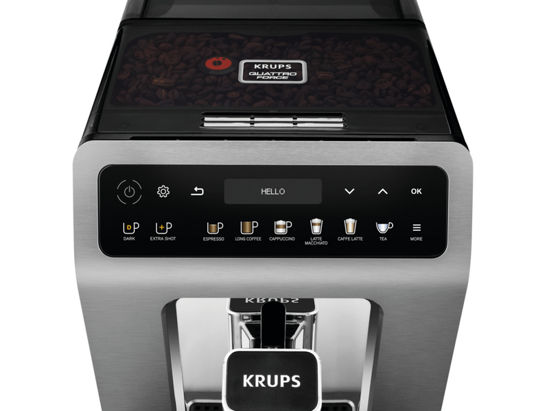 Krups EA894T10 Evidence Plus automata kávéfőző, Titán