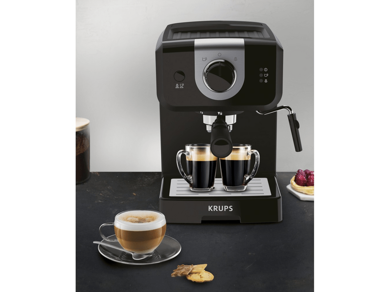 Krups XP320830 Opio Karos presszókávéfőző, Fekete