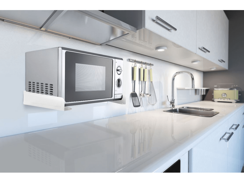 Home MHT 35 Mikrohullámú sütő fali tartó, 35kg-ig, Fehér