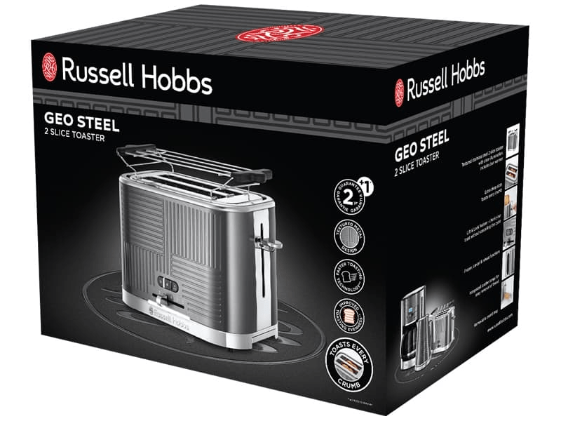 Russell Hobbs 25250-56 Geo Steel kenyérpirító