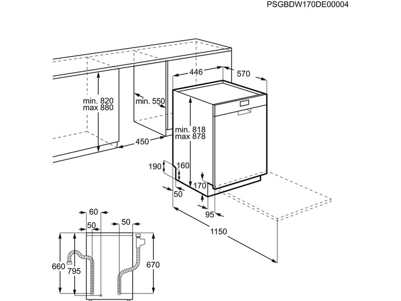 Electrolux ESF4202LOW Keskeny mosogatógép, 9 teríték, AirDry, 5 program