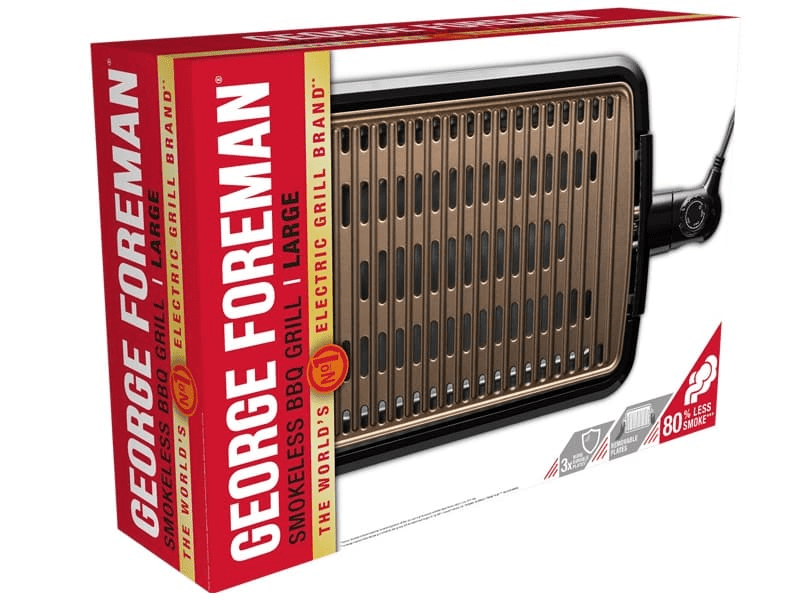 George Foreman 25850-56 Smokeless BBQ Grill