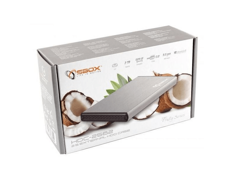 SBOX HDC-2562W Külső merevlemez ház, 2,5