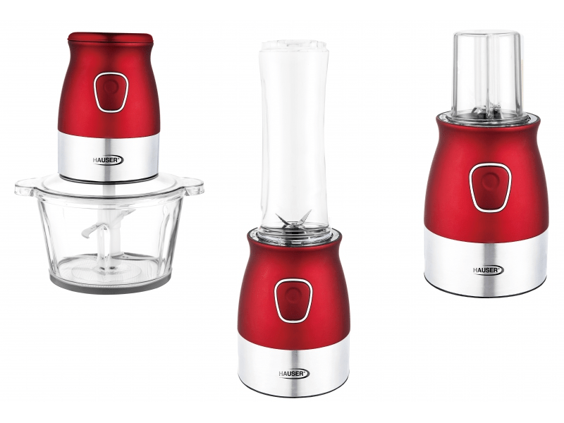 Hauser BC-326R 3in1 Turmixgép, mix & go és aprító