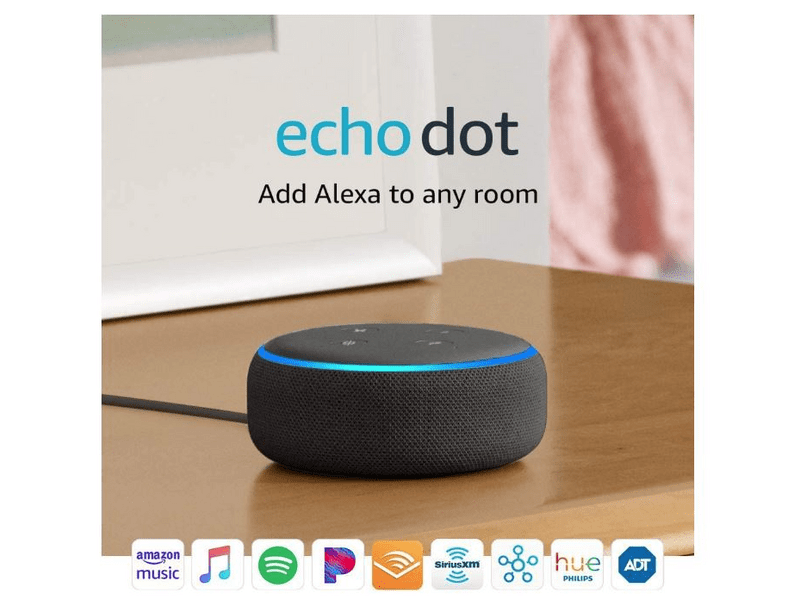 Amazon Echo Dot 3rd Gen Okos hangszóró fekete