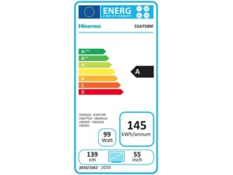 HIsense H55A7500F 4K Ultra HD LED Smart Tv