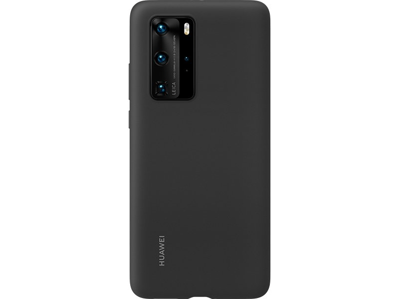 Huawei P40 Szilikon tok fekete