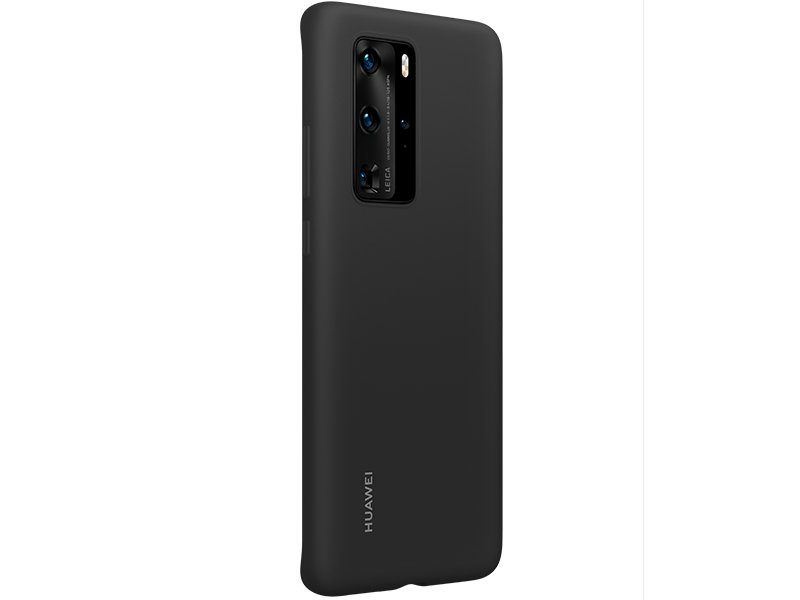 Huawei P40 Szilikon tok fekete