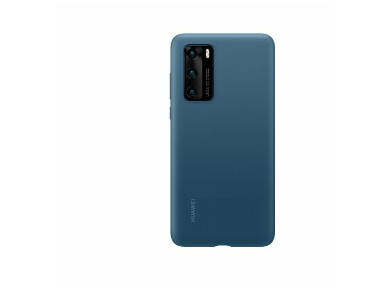 Huawei P40 Szilikon tok kék