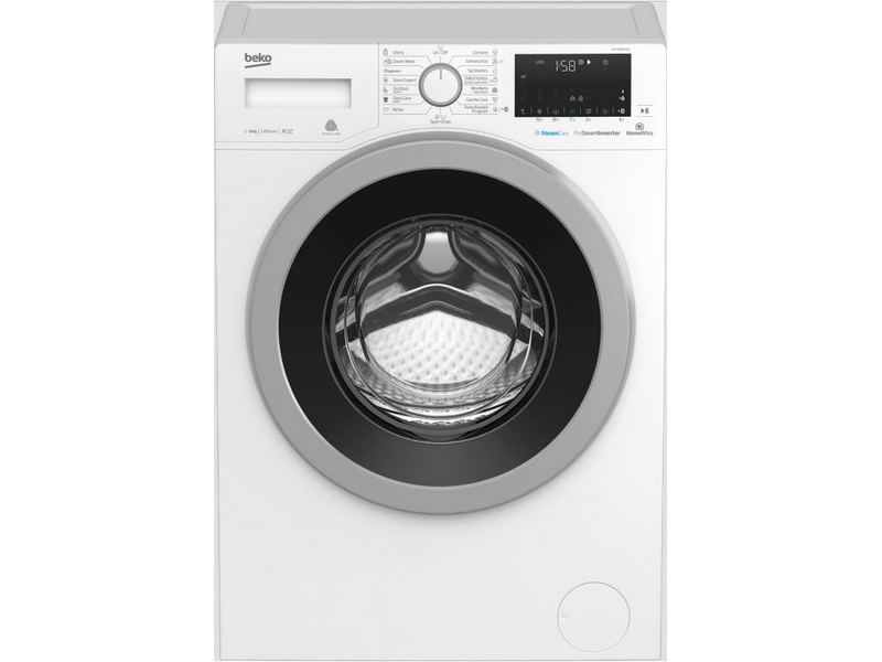 BEKO WUE8633XST Elöltöltős mosógép