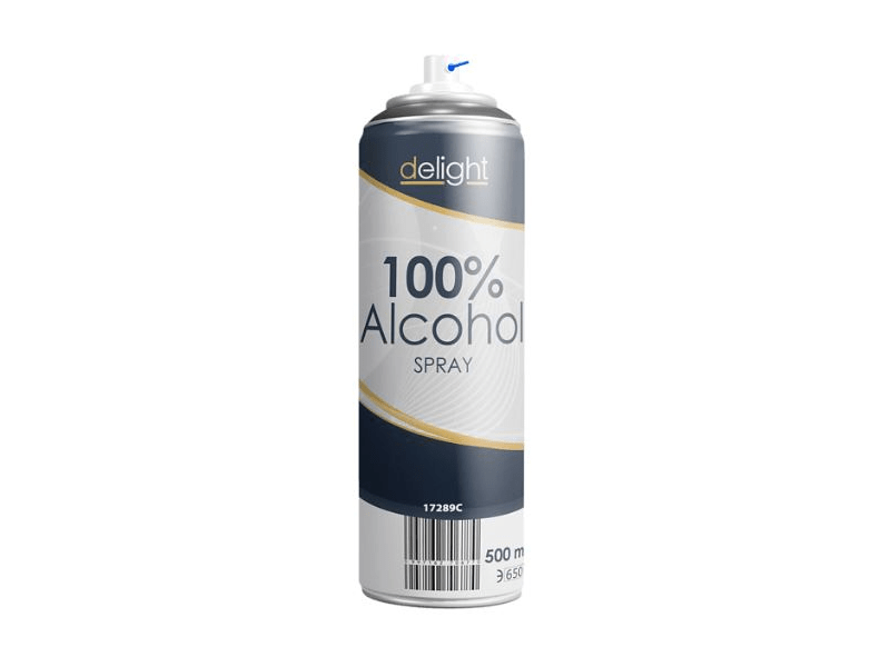 Delight 17289C 100% Alkohol spray, 500 ml