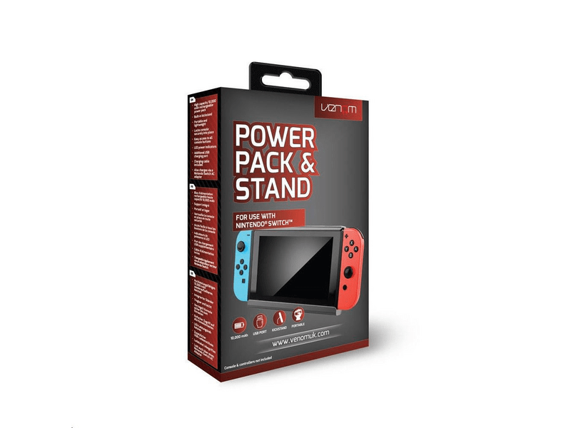 Venom VS4797 Nintendo Switch Power Pack & Stand tartó és töltő állvány