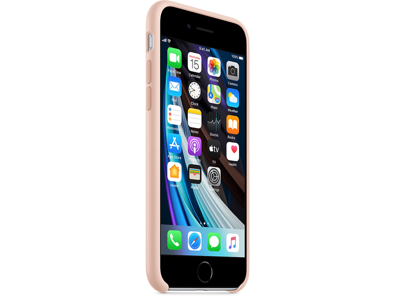 Apple iPhone SE 2020 gyári szilikon tok rózsakvarc (MXYK2ZM/A)