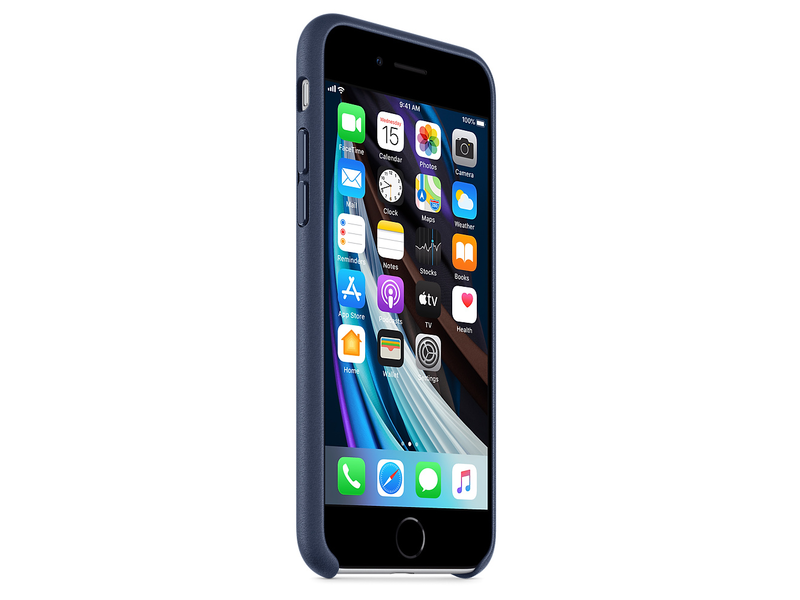Apple iPhone SE 2020 gyári bőrtok kék (MXYN2ZM/A)