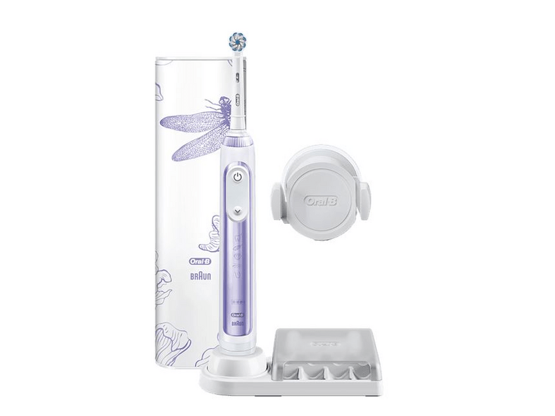 Oral-B Pro 10000N orchid Sensi fejjel - Dragonfly elektromos fogkefe, Lila