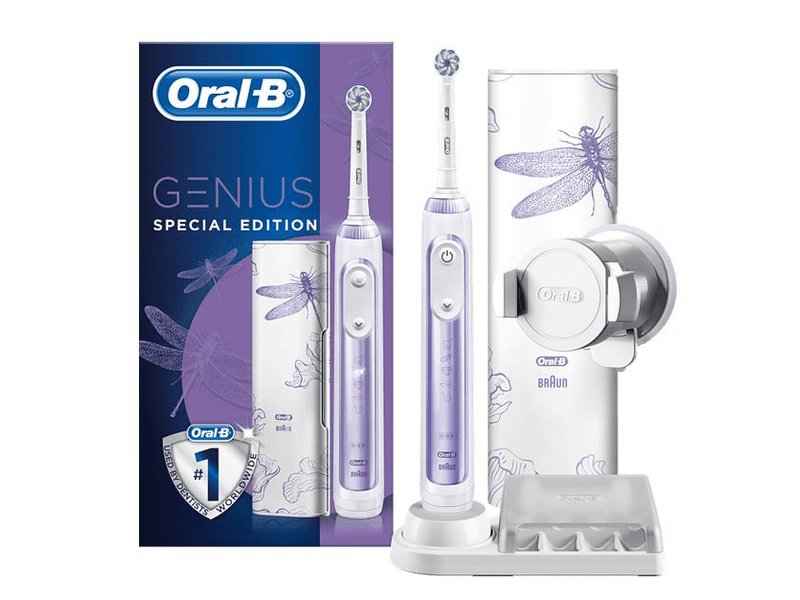 Oral-B Pro 10000N orchid Sensi fejjel - Dragonfly elektromos fogkefe, Lila
