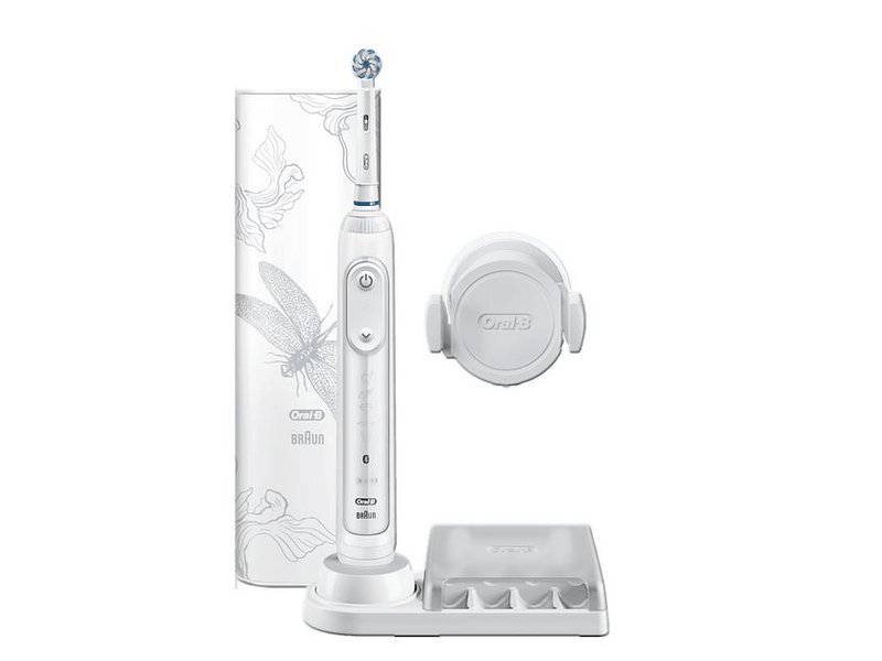 Oral-B Pro 10000N orchid Sensi fejjel - Dragonfly elektromos fogkefe, Fehér